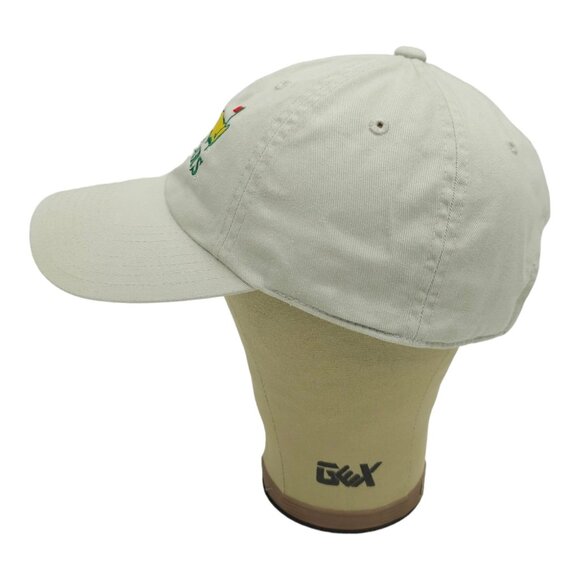 American Needle 2014 Masters Adjustable Tuck Strap Cap Golf Baseball Hat Khaki - Picture 11 of 14
